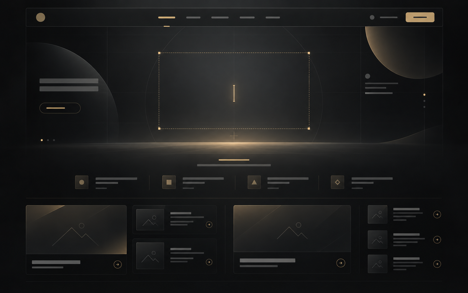 Interfaz conceptual representando un próximo proyecto de NEXORA Digital